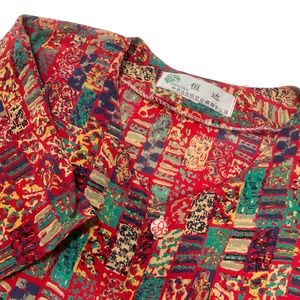 Hengda 100% Silk Chinese‎ Blouse Button Up